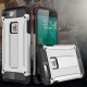 Apple iPhone 7 Armor Guard Plastik TPU Hybrid Cover Sølv