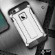 Apple iPhone 7 Armor Guard Plastik TPU Hybrid Cover Sølv