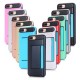 Apple iPhone 7 Plus TPU Kombi Cover med Kort Holder Sort