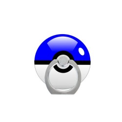Pokemon Go Poke Finger Ring Holder/Kabel Opsamler til Smartphones Blå