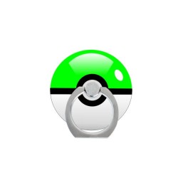 Pokemon Go Poke Finger Ring Holder/Kabel Opsamler til Smartphones Grøn