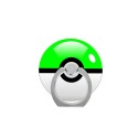 Pokemon Go Poke Finger Ring Holder/Kabel Opsamler til Smartphones Grøn