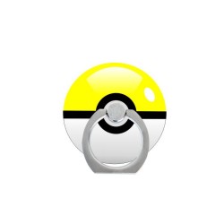 Pokemon Go Poke Finger Ring Holder/Kabel Opsamler til Smartphones Gul