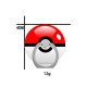 Pokemon Go Poke Finger Ring Holder/Kabel Opsamler til Smartphones Rød