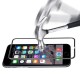iPhone 7 / 8 HAT PRINCE Beskyttelsesglas Full Coverage 3D med Alu Kant - Sort