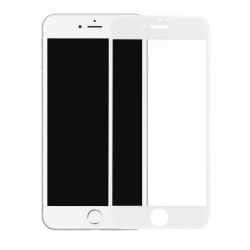 iPhone 7 / 8 BASEUS Beskyttelsesglas Anti-Blue-Ray 0.23mm 3D 9H Hvid