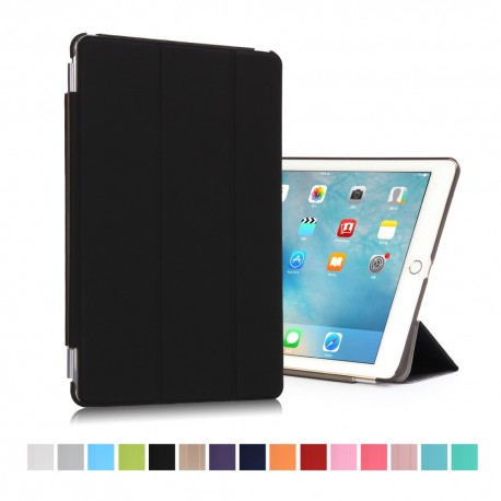 iPad Pro 9,7" Tri-Fold Stand Smart Folio PU Læder Cover - Sort
