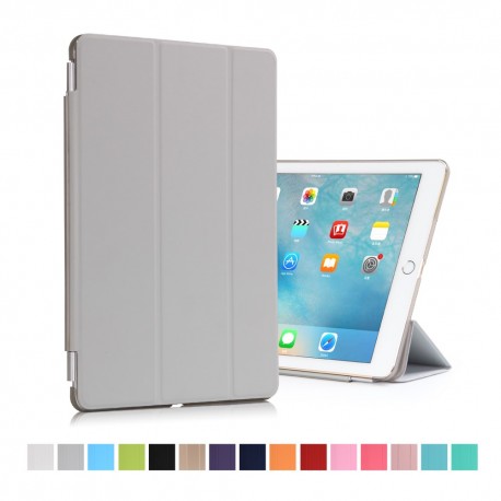 iPad Pro 9,7" Tri-Fold Stand Smart Folio PU Læder Cover - Grå