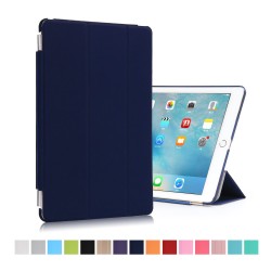 iPad Pro 9,7" Tri-Fold Stand Smart Folio PU Læder Cover - Mørkeblå