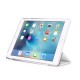Apple iPad Pro 9,7" REGNBUE Tri-Fold Stand Smart Folio PU Læder Cover Sort Hvid