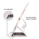 Apple iPad Pro 9,7" REGNBUE Tri-Fold Stand Smart Folio PU Læder Cover Sort Hvid
