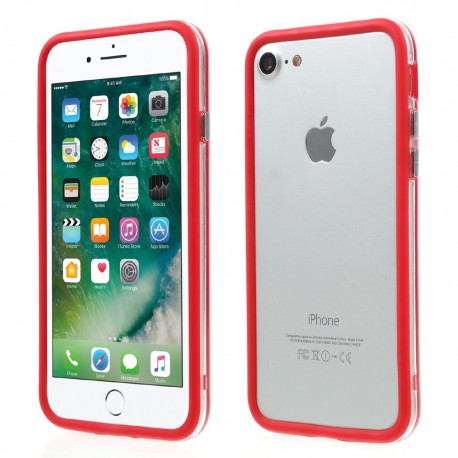 Apple iPhone 7 TPU + PC Bumper Rød