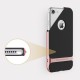Apple iPhone 7 ROCK Royce Series Plastik TPU Hybrid Cover Rose Guld