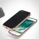 Apple iPhone 7 TOTU Carbon Fiber PC + TPU Hybrid Shell Cover Rosa Guld