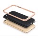 Apple iPhone 7 TOTU Carbon Fiber PC + TPU Hybrid Shell Cover Rosa Guld