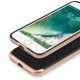 Apple iPhone 7 TOTU Carbon Fiber PC + TPU Hybrid Shell Cover Rosa Guld