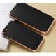 Apple iPhone 7 TOTU Carbon Fiber PC + TPU Hybrid Shell Cover Rosa Guld
