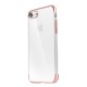 Apple iPhone 7 BASEUS Glitter Plating Plastik Cover Rosa Guld