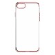 Apple iPhone 7 BASEUS Glitter Plating Plastik Cover Rosa Guld