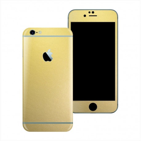 Apple iPhone 6S PLUS MATT GOLD METALLIC Skin
