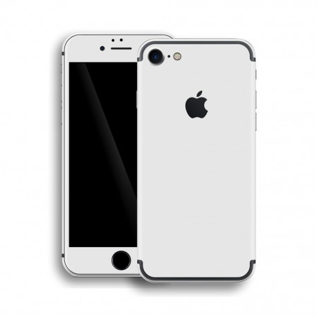Apple iPhone 7 GLOSSY WHITE Skin Hvid