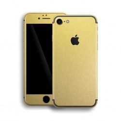Apple iPhone 7 GOLD MATT Metallic Skin Guld