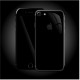 Apple iPhone 7 LUXURIA High Gloss JET BLACK Skin Sort