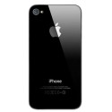Apple iPhone 4S Bag Glas Sort