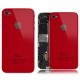 Transformer Style Diagonal Aluminum Bumper For iPhone 4S - Chocolate