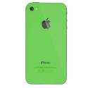 Apple iPhone 4 Bag Glas med Sort Plastik Ramme Grøn