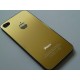 Apple iPhone 4 Bag Glas Børstet Stål Guld