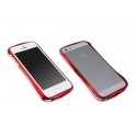 DRACO 5 ALUMINUM BUMPER til iPhone SE 5S 5 FLARE RØD