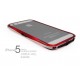 DRACO 5 ALUMINUM BUMPER til iPhone 5/5S - FLARE RØD