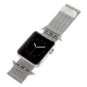 Apple Watch 38 mm Serie 1 Serie 2 MILANESE Rustfri Stål Urrem Sølv