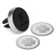 BASEUS Magnetisk Bil Holder - til ventilation - passer til iPhone Samsung m.m. Sølv
