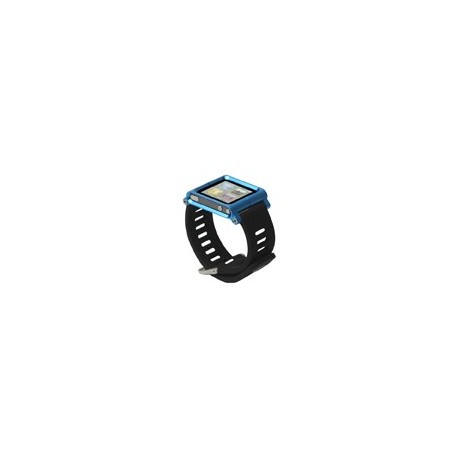 Aluminum Bracelet Watch Band Wrist Cover Case for iPod Nano 6 / 7 - Blue