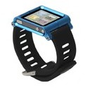 Urrem med Aluminum Cover til iPod Nano 6 / 7 Blå