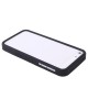 Non-slip Silikone Bumper til iPhone 5 - SORT