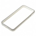 iPhone SE 5S 5 Plastik Bumper med knapper Hvid