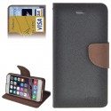 Apple iPhone 6/6S MERCURY PU Læder Etui med Kortholder Grå