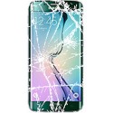 SAMSUNG GALAXY S6 Edge LCD Display & Touch Screen inkl. Ramme Reparation Grøn