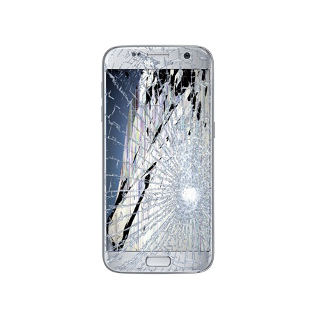 SAMSUNG GALAXY S7 LCD Display & Touch Screen Reparation Sølv