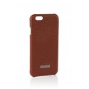 Apple iPhone 6/6S HUGO BOSS Palmelatto Læder Cover "Signature" Mørkerød