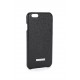 iPhone 6 Plus iPhone 6S Plus HUGO BOSS Palmelatto Læder Cover 'Signature' Sort