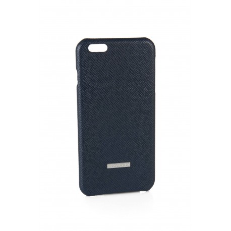 iPhone 6 iPhone 6S iPhone 7 HUGO BOSS Palmelatto Læder Cover 'Signature' Mørkeblå
