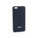 Apple iPhone 6/6S HUGO BOSS Palmelatto Læder Cover 'Signature' Mørkeblå