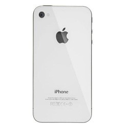 Udskiftning af iPhone 4S Hvid Bagcover Glas