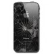 Udskiftning af iPhone 4 Sort Bagcover Glas