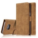 Samsung Galaxy S7 G930  Retro Pung Læder Cover Brun