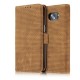 Samsung Galaxy S7 G930  Retro Wallet Læder Cover Brun